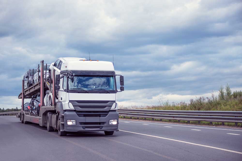 Biltransport ut i Europa